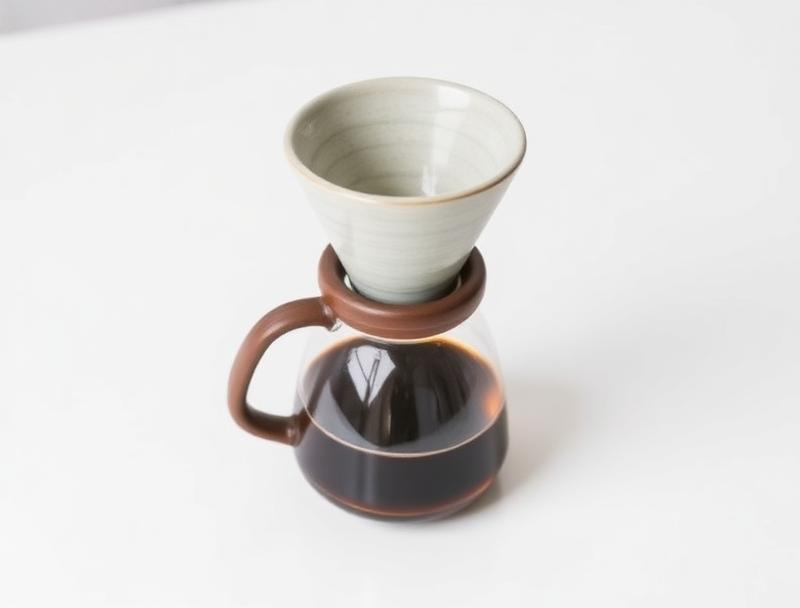Nordic Ceramic V60 Style Coffee Brewer Set